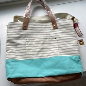 Merona beach tote.  Brand new!